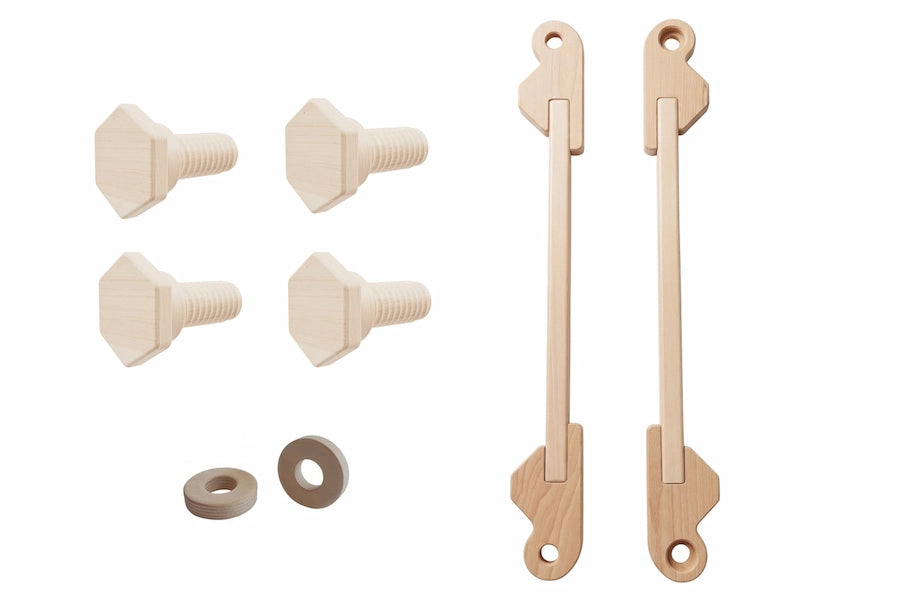 Support Brace H1 + Long Screws 50 mm + Wooden Washers