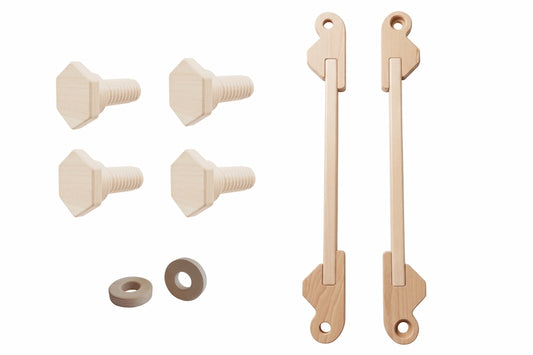 Support Brace H1 + Long Screws 50 mm + Wooden Washers
