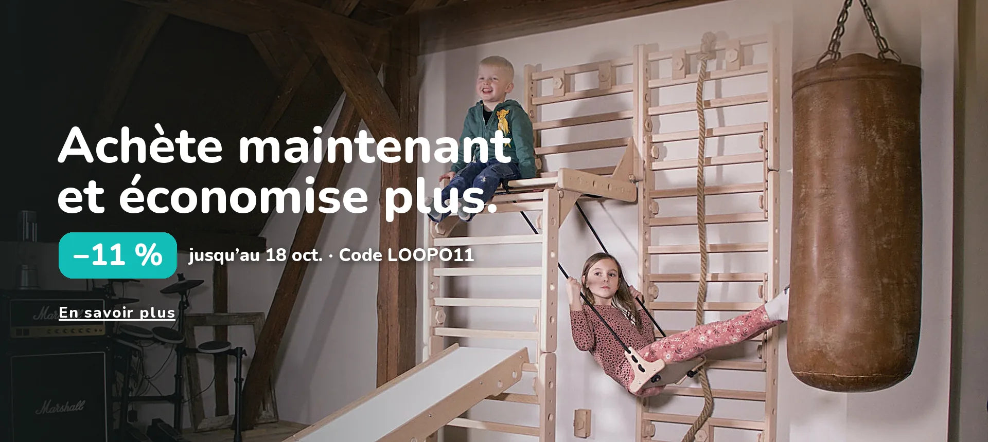 Achète maintenant et économise plus. −11 % jusqu’au 18 oct. · Code LOOPO11