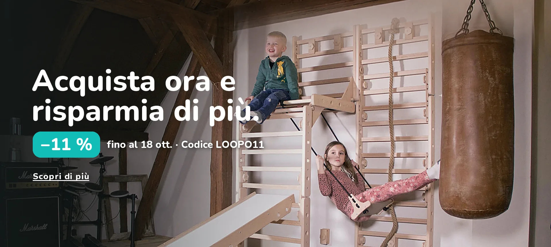 Acquista ora e risparmia di più. −11 % fino al 18 ott. · Codice LOOPO11