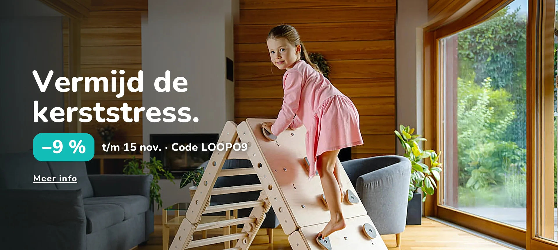 Vermijd de kerststress. −9 % t/m 15 nov. · Code LOOPO9