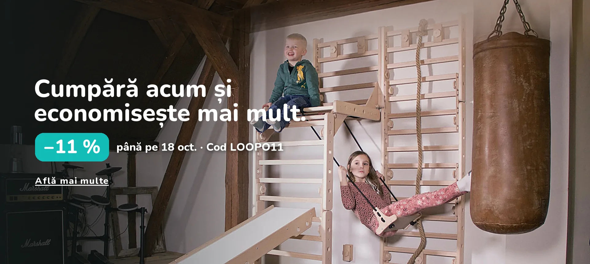 Cumpără acum și economisește mai mult. −11 % până pe 18 oct. · Cod LOOPO11