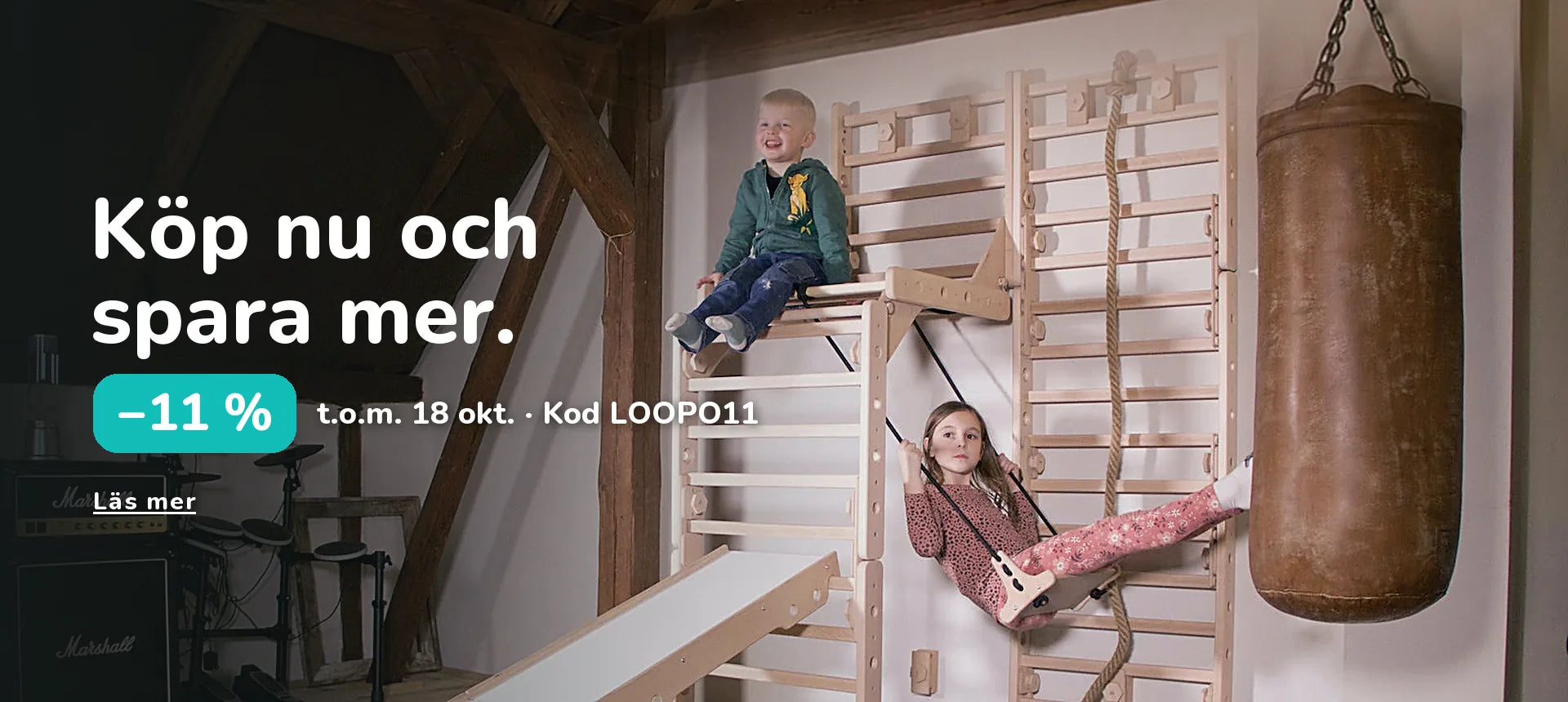 Köp nu och spara mer. −11 % t.o.m. 18 okt. · Kod LOOPO11